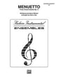 MENUETTO FROM DIVERTIMENTO CLARINET QUARTET-P.O.P. cover